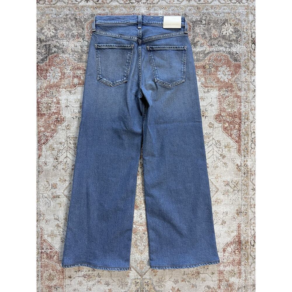 Citizens of Humanity Loli Mid Rise Baggy Palazzo Wide Leg Denim Jeans Size 25 - Picture 9 of 9